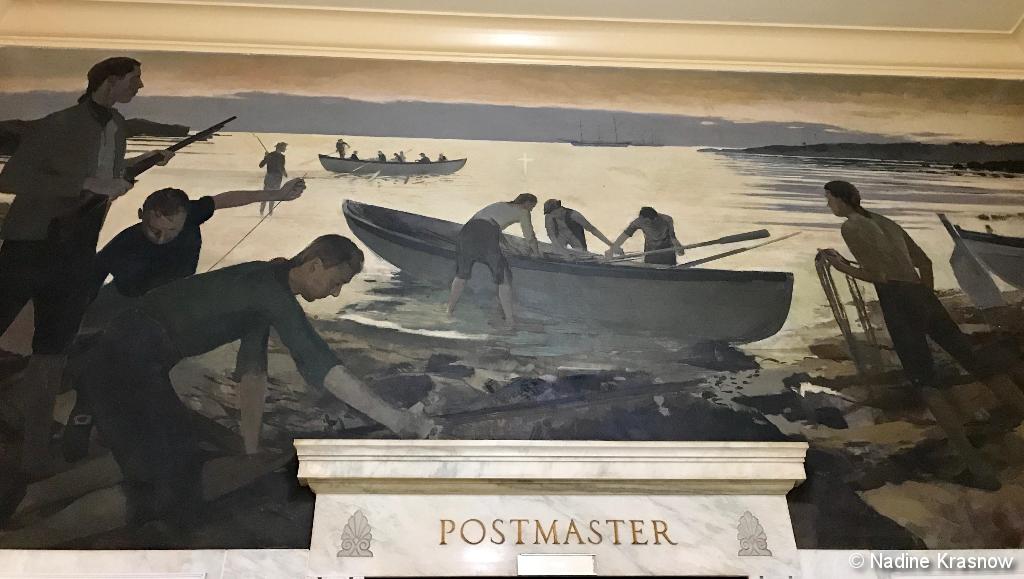 Main Post Office Mural - Falmouth Colors